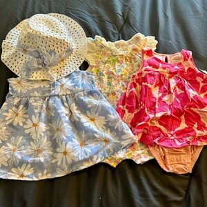 Multiple Kids Matching Sets - Blue, Pink, Floral